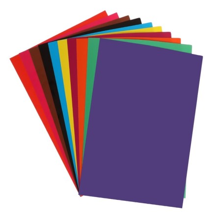 Cardboard two-sided A4, 10 sheets, 10 colors of multi-bullets, shaken-1