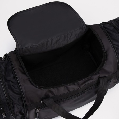 Board Road on a zipper, with an increase, 3 outer pockets, a long belt, black color-3
