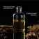 Glass bottle for sauces and butter with a cork lid "Parfa", 550 ml, 8 × 17 cm