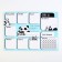 A4 magnetic glider and erasing panda marker
