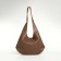 Women's bag on magnet Textura, large size, brown color