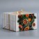 Capcake box "needles, cinnamon, orange", 16 x 16 x 10 cm, new year