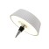 Lamp plug Mantra Relax, Led, 180lm, 3000k, 42 ​​mm, white color