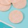 Orange cotton disks 120 pcs in the n/e package