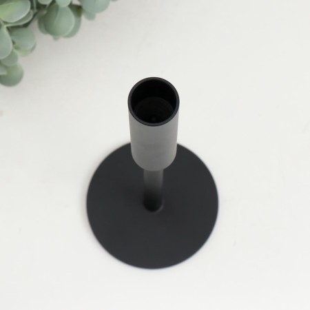Summary metal per 1 candle "Simp" d = 2 cm black 9x22 cm-2