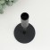Summary metal per 1 candle "Simp" d = 2 cm black 9x22 cm