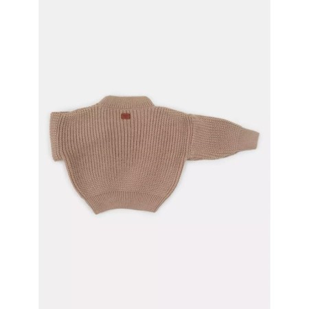 Sweater Children's Knitted Rant KnitWear, height 74 cm, beige color-5