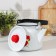 Maki kettle, 2.3 l, enameled cover, induction, white color