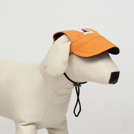 Cap for dogs, s (22-34 cm), orange-1
