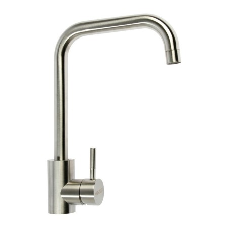 Mixer for the kitchen "Soyuzkran" 567-091, single-leaf, high spout 300 mm, stainless steel, chrome
