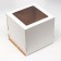 Box for a cake with a window, 30 x 30 x 29 cm