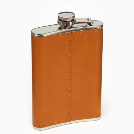 Flaging for alcohol 270 ml, “the best of the best”, stainless steel, gift, 9 oz-2