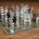 Game "Drunk Crosses-Nolics", 9 piles, board 20 x 20 cm