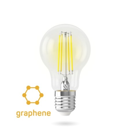 VOLTEGA 7101, 10W, 6x6x11 cm lamp, E27, 1150LM, 4000K, Transparent color-1