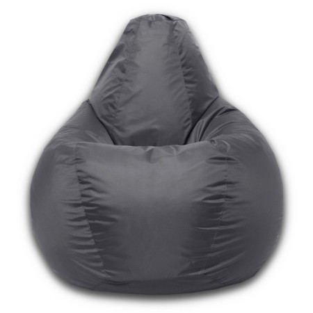 The hand-bag “pear” is positive, size m, diameter 70 cm, height 90 cm, oxford, color gray color-1