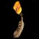 Flying-Malisman "Perse", natural amber