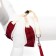 A set with a soft cage "Cell", size L, leash 120 x 1.5 cm, og 42-76 cm, red