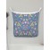 Organizer in a bath on suction cups “Flowers and Rainbow”, for storing toys and trifles, size 33x39 cm