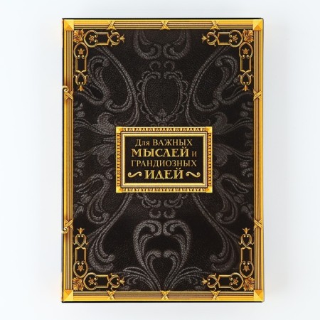 Diary in a gift box "For important thoughts and grandiose ideas", firm cover, A5, 80 sheets-2