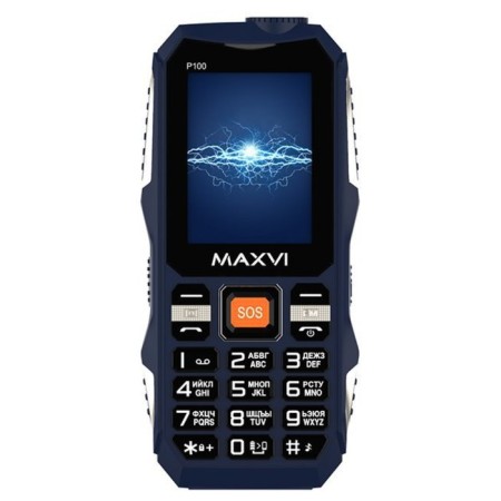 Cell phone maxvi P100 Blue