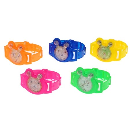 Puzzle clock "Frog", color mix-1