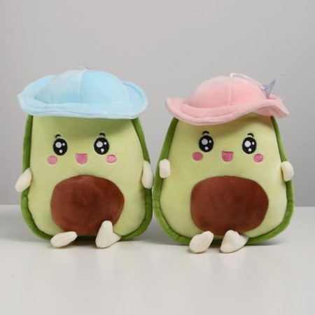 Soft toy "Avocado in a panama", Mix colors-3