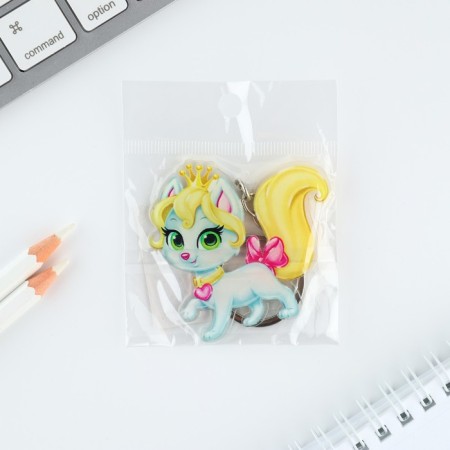 Key keychain children's acrylic "cat", 3.5 x 10 cm-4