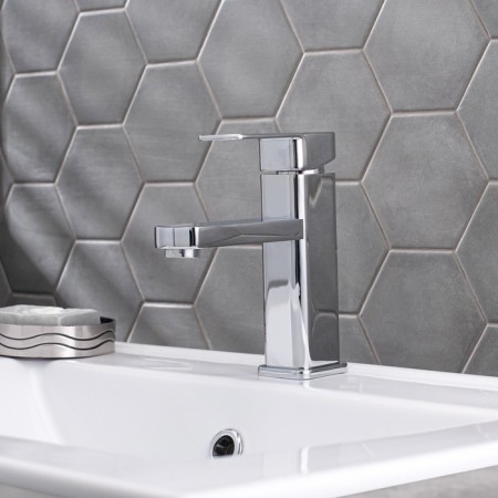 Sink mixer "RMS" SL144-001F, single-leaf, cartridge 35 mm, zinc, chromium-1