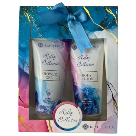 Gift set Beauterica No. 27, 2 subjects: shower gel 100 ml, body lotion 100 ml