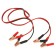 Zebra launch wires, 200 a, 2.2 m, in bag