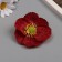 Budon on the leg for decoration "Rudbeckia Red" 6.5x6.5 cm