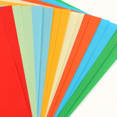 Tinted color, A4, 16 sheets, 8 colors, non -stated, bilateral, in a bag, 80 g/m², cold heart-3
