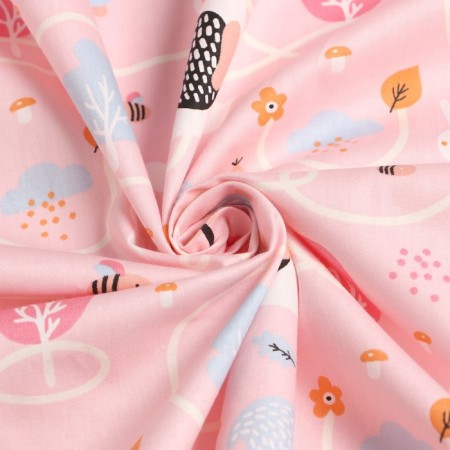 Printed "animals" Sh.160 cm, satin, 100% cotton-2