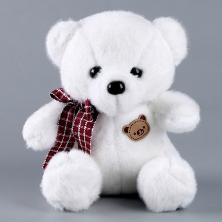 Soft toy "Mishutka", 23 cm, white color-1