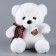 Soft toy "Mishutka", 23 cm, white color