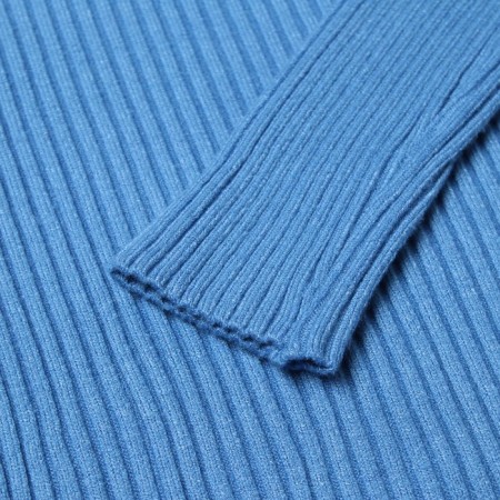 Women's turtleneck, indigo color, size 44-48-3