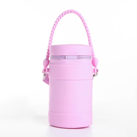 Bag's bag with lightning, stickers mix, lilac color-1
