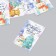 Cardboard "Snowflake" set 10 pcs (5 types) 4x6 cm