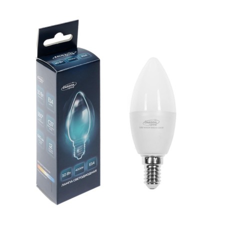 Luazon Lighting, C37, 10 W, E14, 840 LM, 4000 K, daylight, daylight-1