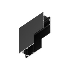 Ambrella Connector Corner internal for the Magnetic GL3378 BK overhead busbar, black