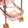 Summer stroller for dolls "Foxes", metal frame, table