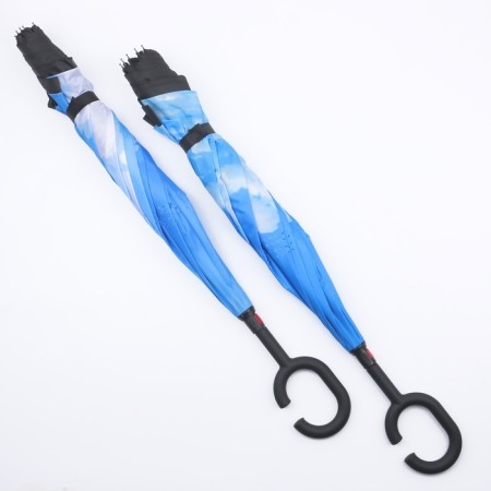 Umbrella - on the contrary, "heaven", mechanical, 8 spokes, r = 53 cm, color mix-4