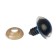 Rifle eyes with plugs, “sparkles” set 24 pcs, size 1 pc: 1.8 cm, blue color
