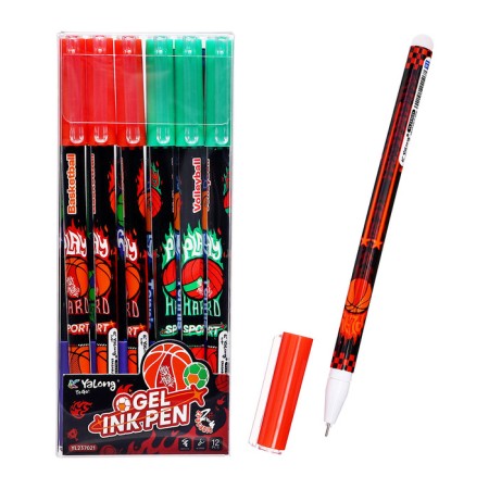 Gel handle Erased ink, blue rod, 0.5 mm, basketball hull mix