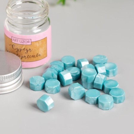Surgut in granules in the jar "octagonal" azure 9 g 4.5x3x33 cm-2