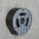 Toilet paper dispenser 28 × 27.5 × 12 cm, sleeve 6.5 cm, plastic, black color
