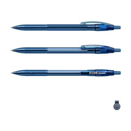 Handle Automatic Erichkrause R-301 Original Matic, node 0.7 mm, blue ink blue-3