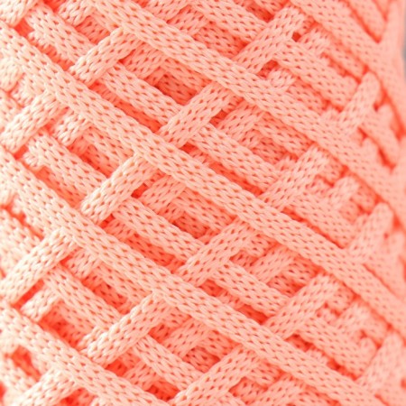 Knitting cord 100% polyester, width 3 mm 100m (pink)-2