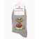 Women's socks "Snake with heart", gray color, rr 36-40