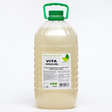 Liquid soap "Vita Pearl milk - honey" 5 kg.